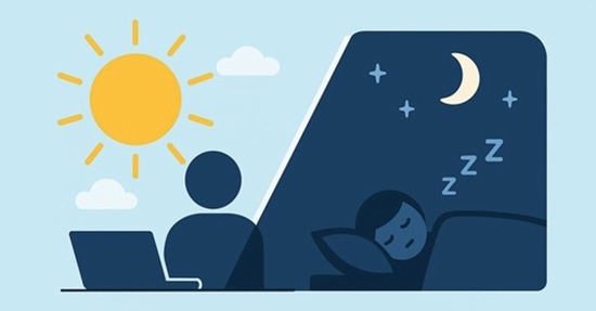 Exposure to ambient lighting and its relationship with sleep quality in patients who refer to the sleep clinic of Baharlo Hospit 